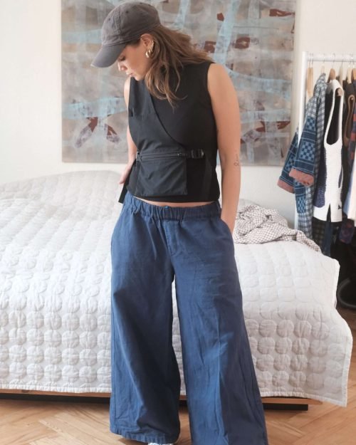 Big Boii Pants in Panama Heavy | Royal Blue